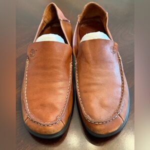 Timberland Tan Leather Slip-On Loafers
